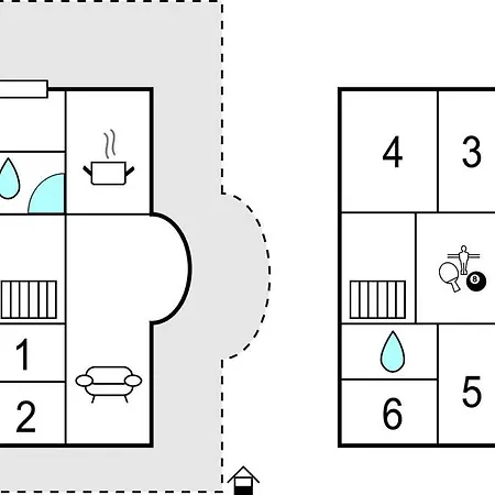 6 Bedroom Cozy In *